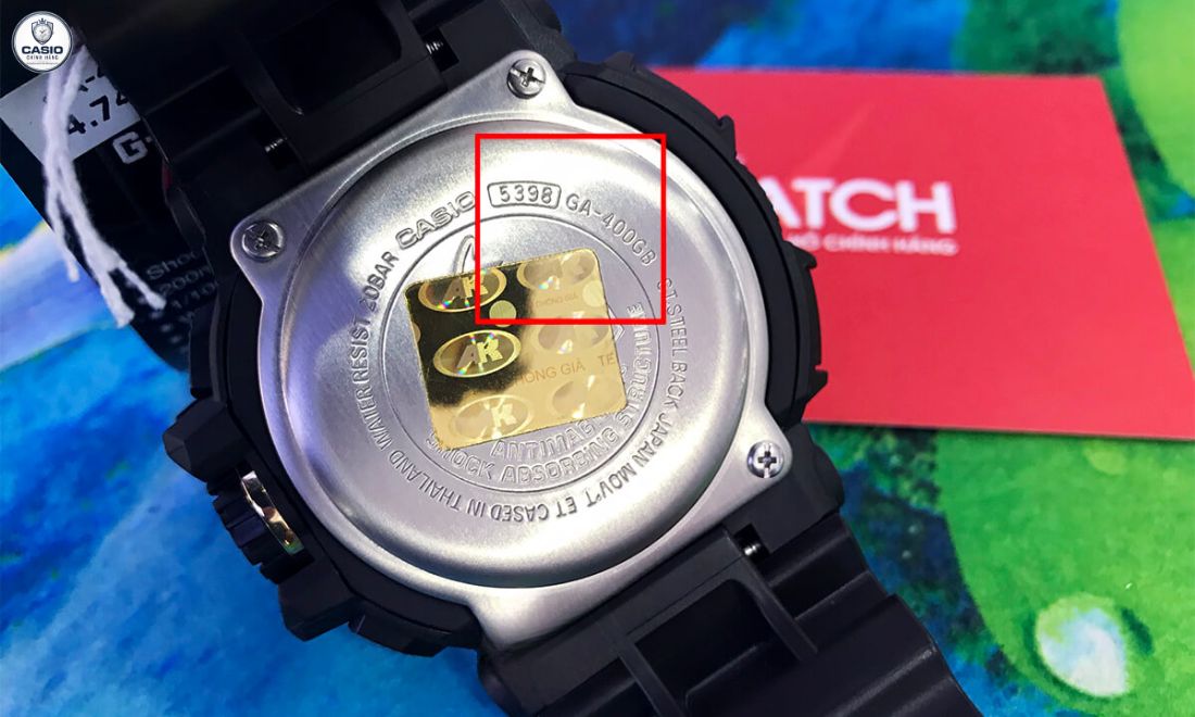 G-SHOCK chính hãng cần có tem chống giả